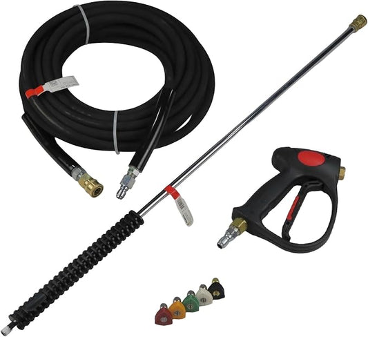 The ROP Shop 4000psi Deluxe Spray Gun, 50' Hose, 36" Wand & 4.0 Tips Set for Pressure Washers