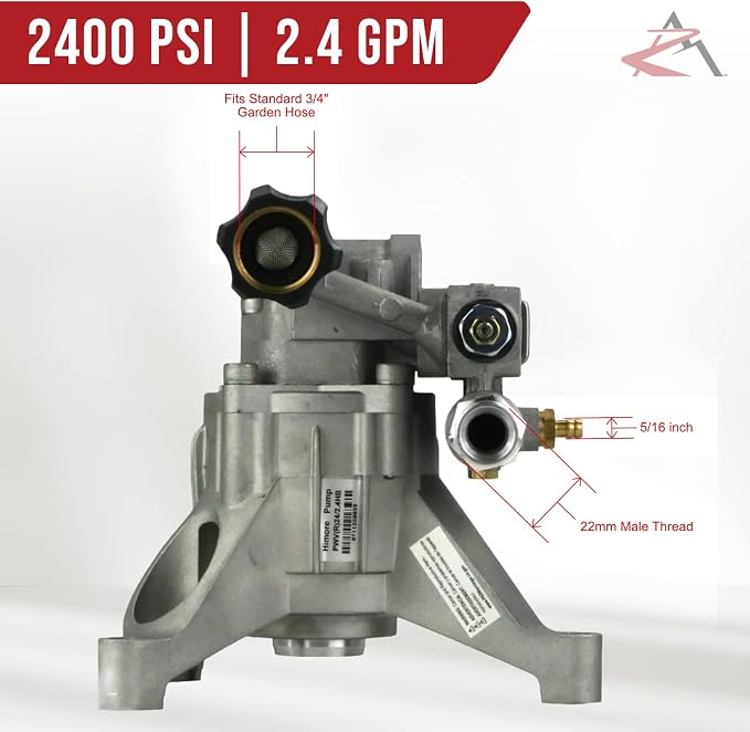 The ROP Shop 2400 PSI Power Pressure Washer Pump for Sears Craftsman 580.752310, 580.752330