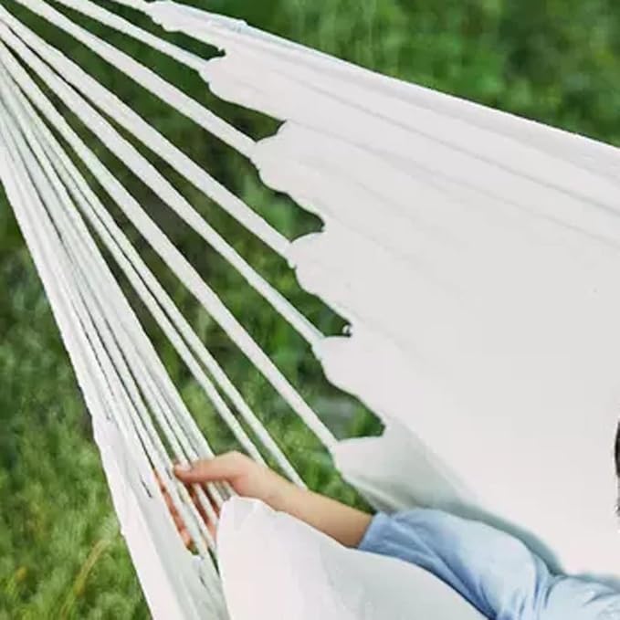 HSF Outdoor Hammock Hammock Chair Camping Swing Hammock for Outdoor and Indoor Comfortable and Breathable Outdoor Hammock, 130*100cm, Yellow