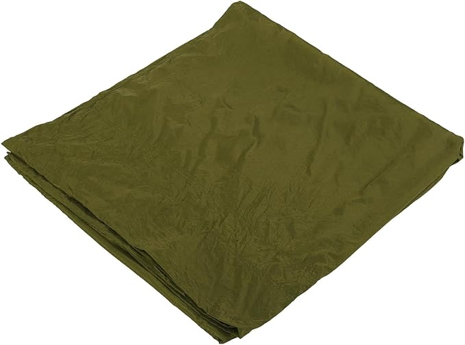Portable Parachute Camping Hammock, Lightweight Outdoor Hammock with Aluminum Snap Hooks and Storage Bag for Hiking, Travel, and Picnics, 200kg Load Capacity (OD Green)