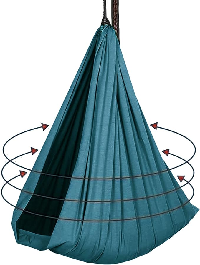 Sensory Swing for Adults Kids Therapy Swing Indoor Soothing Calming Snuggle Hammock Durable Soft Fabric Swing Excellent stretchability Ideal for Sensory Integration