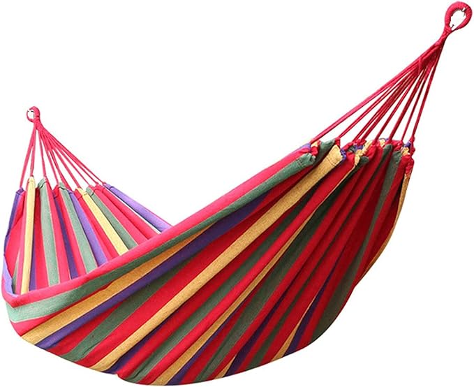 Hammocks for Trees Chair, Portable Lightweight Hammock, Comfortable Fabric Hammock, Camping Hammock with Ropes, for Backyard, Porch, Outdoor and Indoor Use