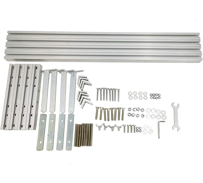 6 FT Rail Mill Guide System 2 Crossbar Kits Work with Chainsaw Mill