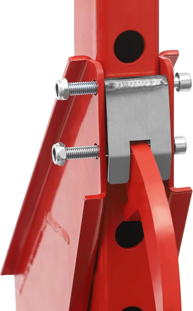 Lawn Mower Lift, Lawn Mower Jack for Maintenance and Repair 750lbs Lifting Capacity Zero Turn Mower Lift Car Lift Adjustable Wheel Span for Lifting and Repairing Garden Tractors, Lawn Mowers