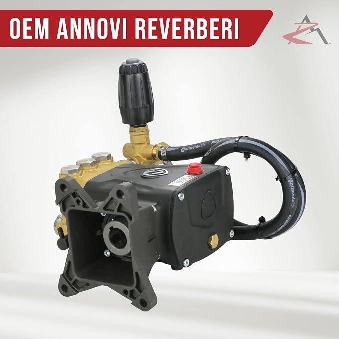 Annovi Reververi 4000 psi AR Power Pressure Washer Pump & VRT3 Unloader - Replaces RSV3G34D-F40 by The ROP Shop