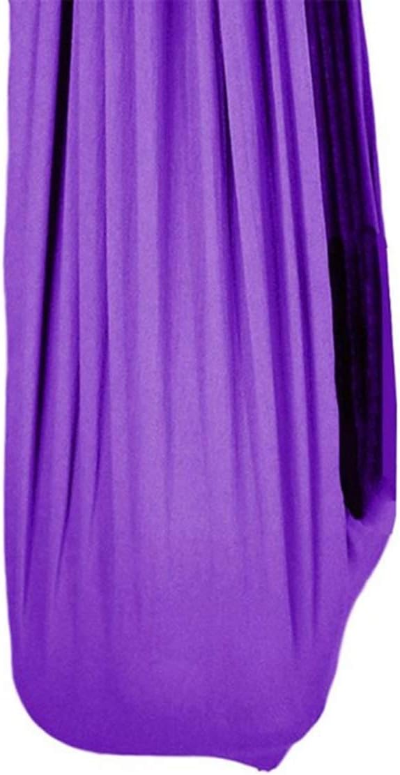 Indoor and Outdoor Adjustable Children's Hammock Sensory Therapy Swing for Kids Or Adults Stable Elastic Wrap Seat Swing Garden (Color : Purple, Size : 150 x 280 cm)