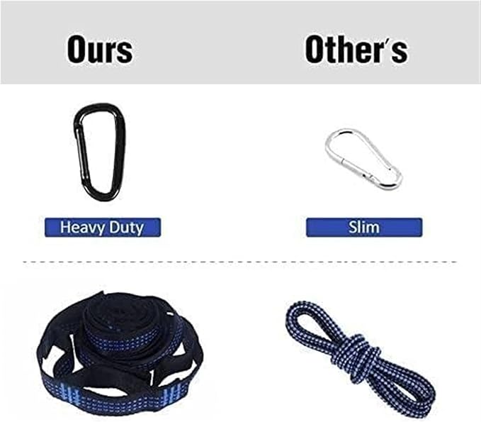 Hammock Lightweight Portable Double & Single Hammock with Tree Straps, Camping Gear for Outside Backpack Travel Hamock Outside(270x140 cm)