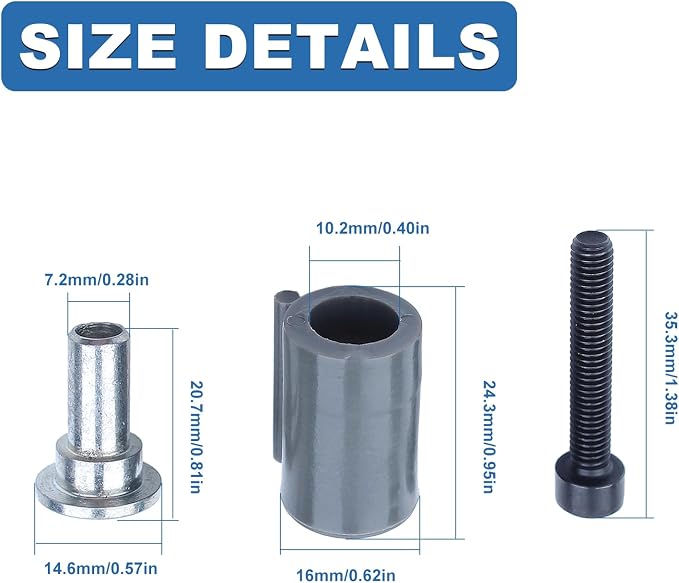 Chainsaw Spike Felling Dog Chain Catcher Kit for Husqvarna 362 365 371 372 371XP 372XP 570 575 576 & Jonsered 2063 2065 2165 2171 2172 Chainsaw Parts fits Replace 503647901 503922701