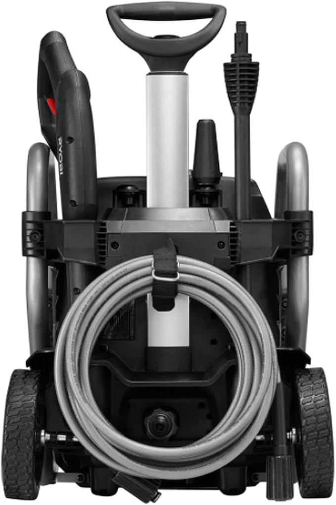 RYOBI RY40PW01DG9 1,500 PSI 1.2 GPM 40-Volt Cold Water Cordless Electric Pressure Washer with Two 5.0 Ah Batteries and Charger Included