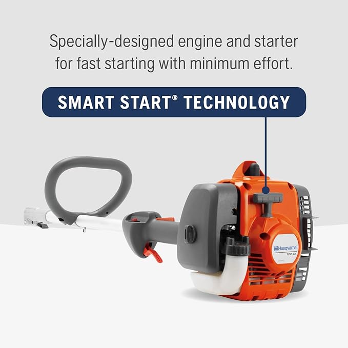 Husqvarna 122LK 17-inch 22-cc Gas Trimmer and 140-Foot .095-Inch Titanium Force Trimmer Line Bundle