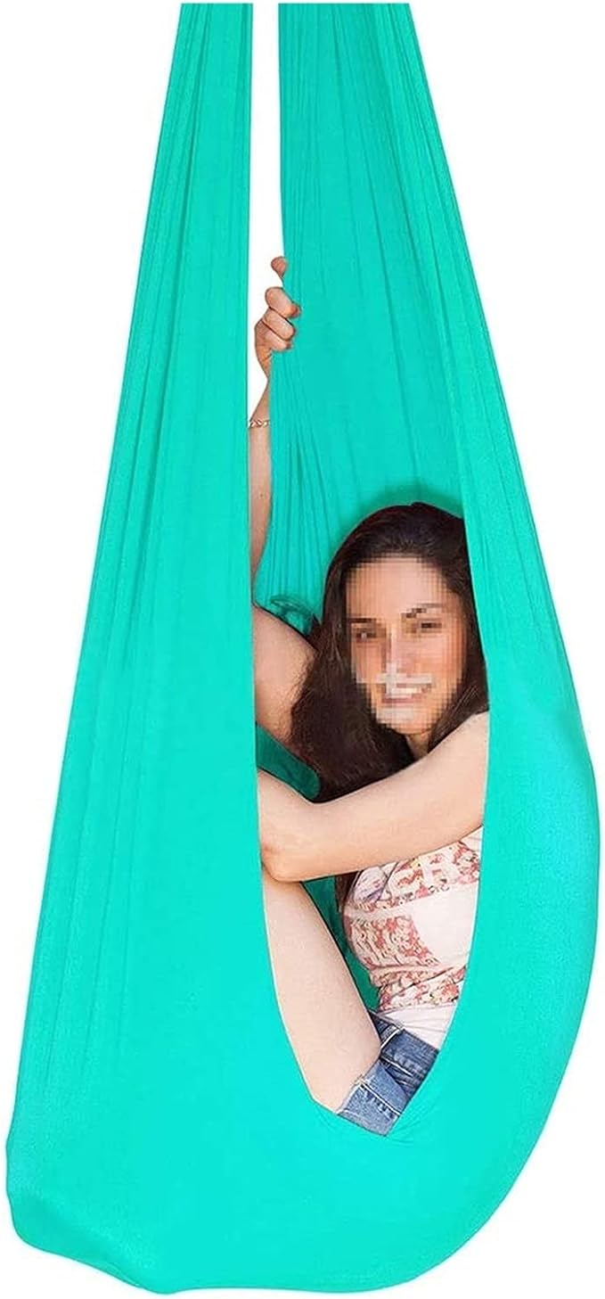 Adults Therapy Sensory Swing Hammock for Autism, with Hardware Adjustable Snuggle Cuddle Hammock Chair Has Calming Effect On Children with Special Needs