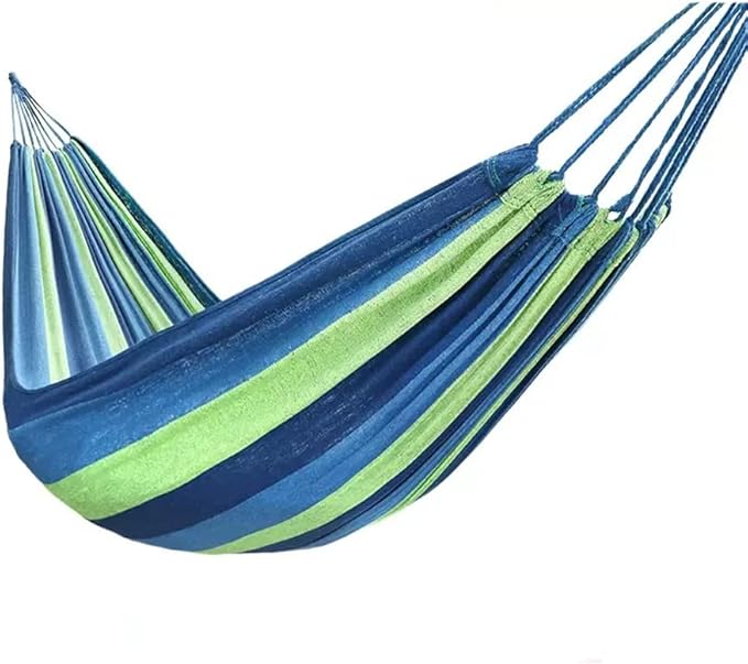 Outdoor Hammock Anti-Rollover Travel Camping Portable Hammock Hanging Chair Outdoor Portable Camping Travel Equipment (Color : Green-a, Size : 190 * 80cm)