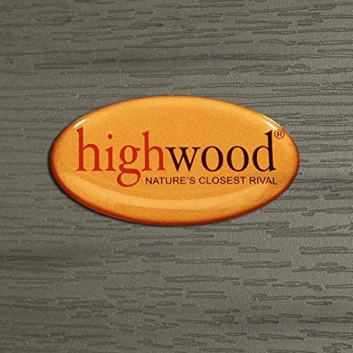 Highwood AD-CTB48-CGE Lehigh and Weatherly Rectangular Counter Height Dining Table, 42" X 84", Coastal Teak