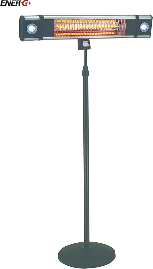 Ener-G+ EnerG+ Infrared Electric Outdoor Heater - Freestanding with LED & Remote