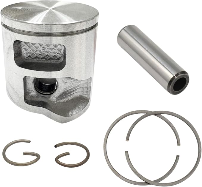 43mm Piston Kit with Rings Compatible with Husqvarna 545 545XP 550 550XP & for Jonsered CS2252 CS2253 Chainsaws Replaces Part #577 04 70-02 Aftermarket Engine Rebuild Kit