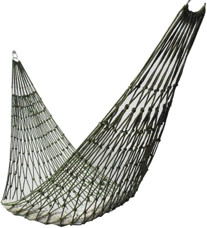 Portable Hammocks Hanging Rope Swing Hammock Chair Indoor Outdoor Home Patio Porch Yard Garden Portable Travel Camping Swing Hammock Hammock for Outdoor(Green)