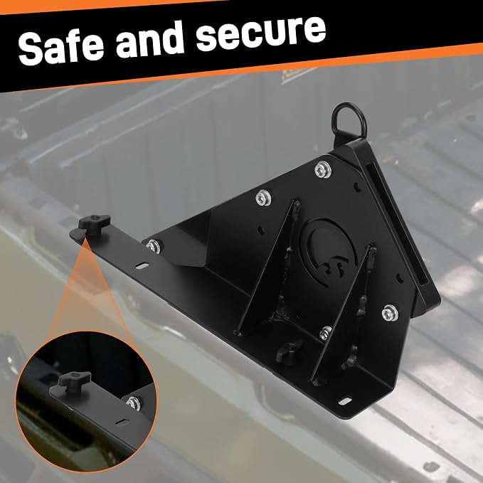 Can-Am Defender Chainsaw Mount for Can-Am Defender and Commander Models, UTV Chainsaw Mount, Includes Wrench, Easy to Install, Made of Sturdy Material, with Straps