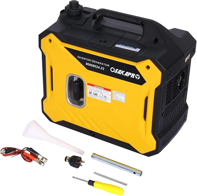 Super Quiet Inverter Generator 2000w Portable Generator, 79.7CC Ultra Light Epa Compliant