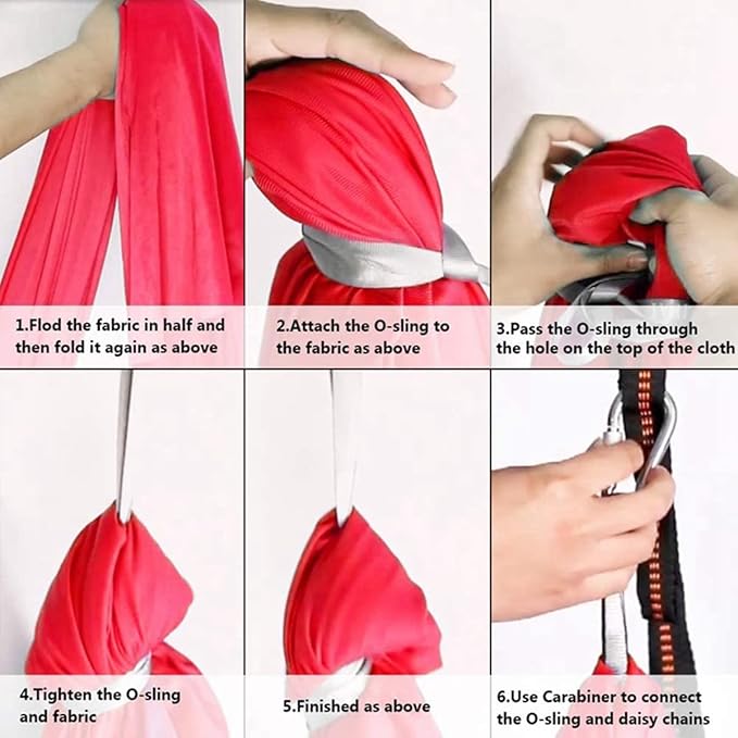 Kids Therapy Swing Indoor Outdoor Cuddle Hammock with Special Needs Snuggle Swing for Children with Autism ADHD Aspergers Sensory Integration (Color : Red, Size : 100 * 280CM/39 * 110in)