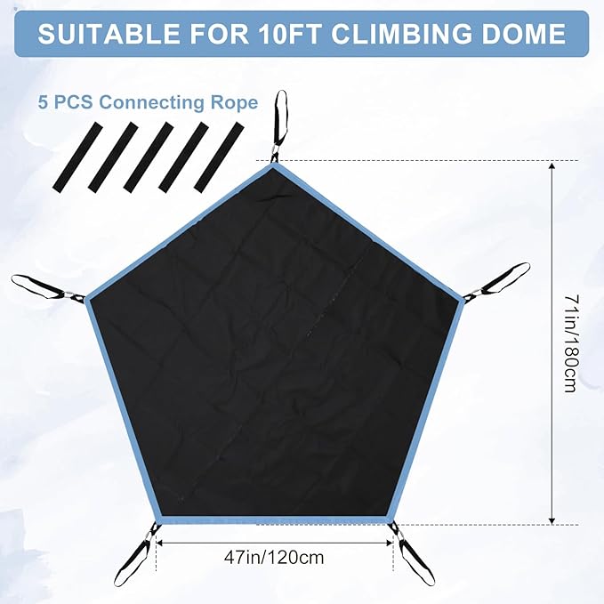 Black Diamond Climbing Dome Hammock - 47.24x70.87in, 300 Lb Capacity, Compatible with 10ft Dome Climber