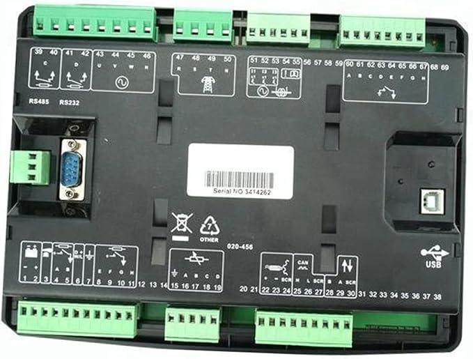 Geofrey Auto Controller DSE7320 Compatible with DEEP SEA Generator Auto Start Control Module DSE 7320 AMF ATS Generator Control Module