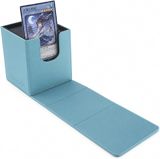 Ultra Pro ULP15925 Vivid Alcove Flip Deck Box, Light Blue