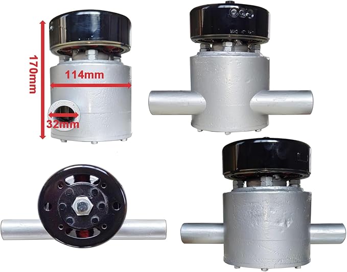 1000W 220V Micro Hydro Water Turbine Generator Portable Hydroelectric Generators 3500RPM Piped AC Hydro Generator, Aluminum Alloy Shell Pure Copper Core Generator for Outdoor,1kw,220V