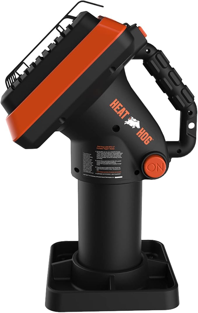 Heat Hog "Piglet" 4,000 BTU LP Propane Outdoor Portable Heater with Mountable Base, Model # HH-04SLN-MA (Canada and Massachusetts version) CSA Certified