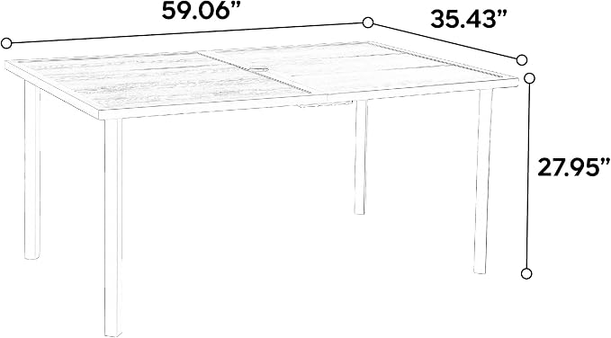 GDFStudio 7 Piece Patio Dining Set,Outdoor Wicker Furniture Set for Backyard Garden Deck Poolside with 2 Cushions Swivel Rocker Chairs,4 Cushions Chairs,Table Top, Removable Cushions