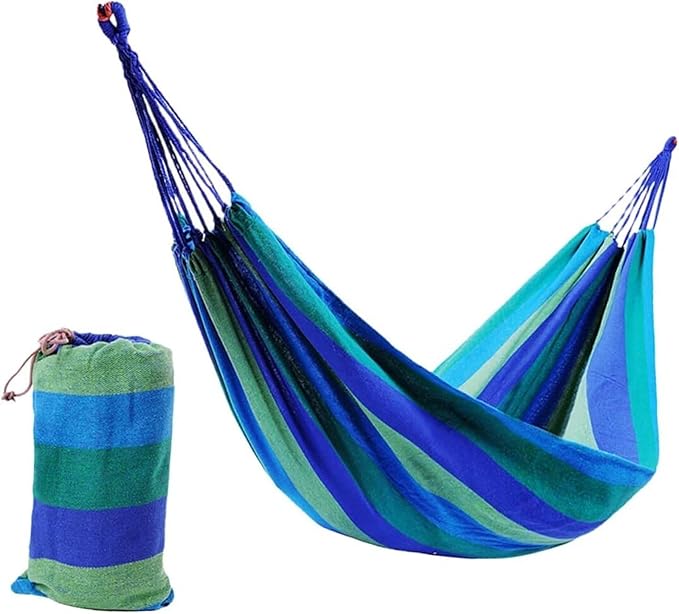 Hangmat Garden Canvas Hammock Comfortable Fabric Hammock for Hanging Sturdy Hammock Portable Hammock Buiten Hammock(200x80cm)