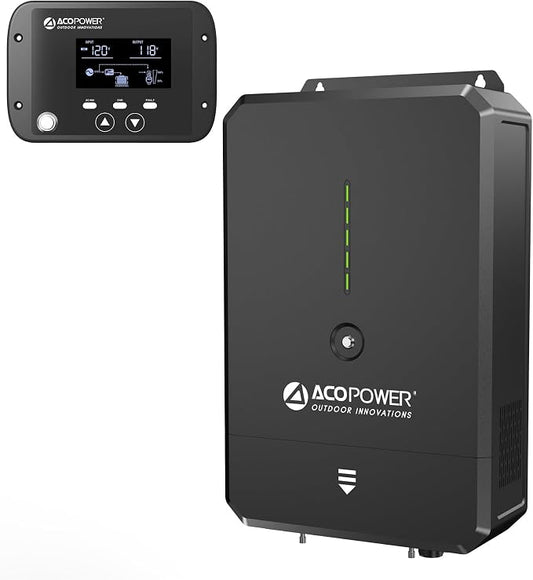 ACOPOWER 12V 3000W All-in-One Solar Inverter Charger 150A Adjustable MPPT & AC Charger, 110/120V Pure Sine Wave, for RV, Van, Off-Grid & Backup Power