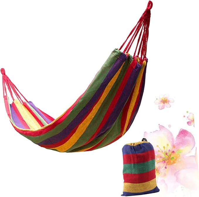 Camping Hammock Swing Bed Outdoor Hanging Bed Ropes for Family Friends