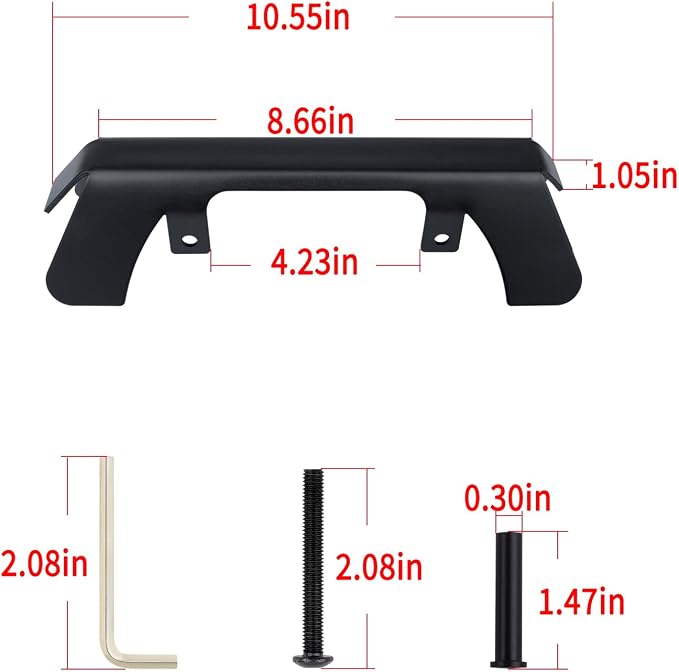 Theft Deterrent Security Bracket/Generator Theft Deterrent Protection Bracket Fit for Honda EU2200i, EU2000i, EU2000i Companion, EU2000i Camo Generator, Replacement for 63230-Z07-010AH