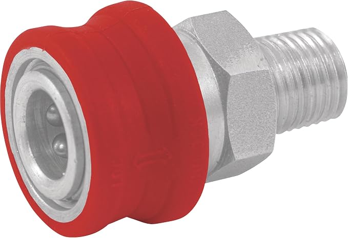 Northstar Pressure Washer Insulated Quick-Connect Coupler - 1/4in. NPT-M, 5000 PSI, 12.0 GPM, Stainless Steel, Model Number 2100386P