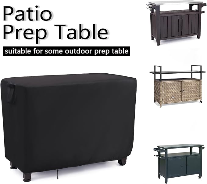 Outdoor Furniture Cover for Keter Unity XL Portable Table and XXL 230 Gallon Deck Box,Waterproof