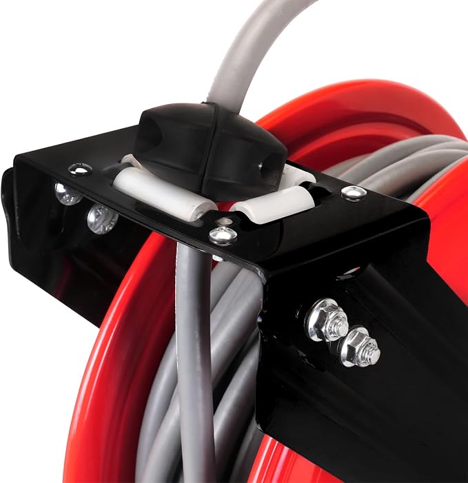 3/8" x 50' All-In-One Pressure Washer Dual-Arm Hose Reel (single wire-braided hose) - 4,000 PSI