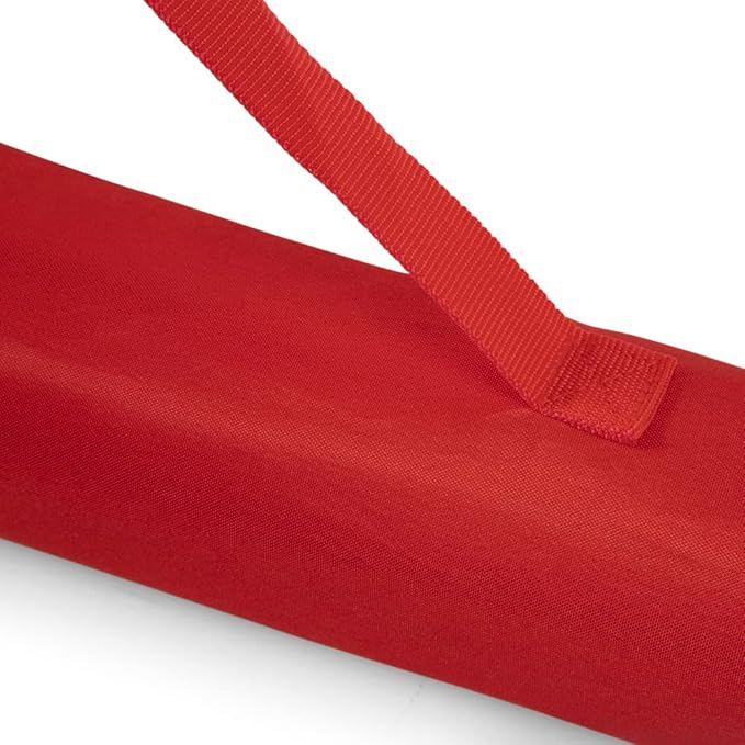 PICNIC TIME NCAA Nebraska Cornhuskers Outdoor Canopy Sunshade Beach Umbrella 5.5' - Small Patio Umbrella - Beach Chair Umbrella