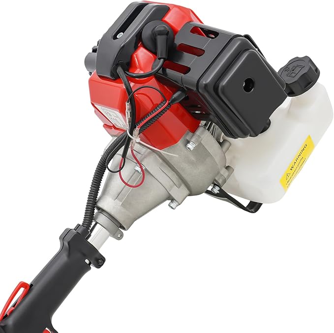 Gas String Trimmer, 52Cc 2 Stroke Gas Powered Weed Eater Brush Cutter Grass Wacker for Shrub Harvesting and Cleaning Weed Harvesting Reed Harvesting Landscaping, 1700W 6500-8500Rpm