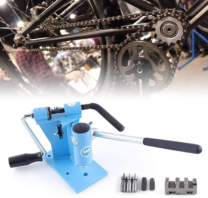 Chainsaw Chain Breaker Spinner 2-in-1 Chain Saw Link Breaker Bench and Rivet Spinner, Chainsaw Breaker and Spinner Chainsaw Broken Chain Connector Chainsaw Chain Repair Links Tool