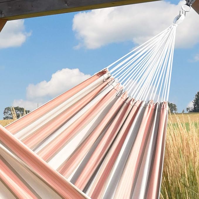 Vivere Double Brazilian Fade and Weather-Resistant Hammock (Cameo)