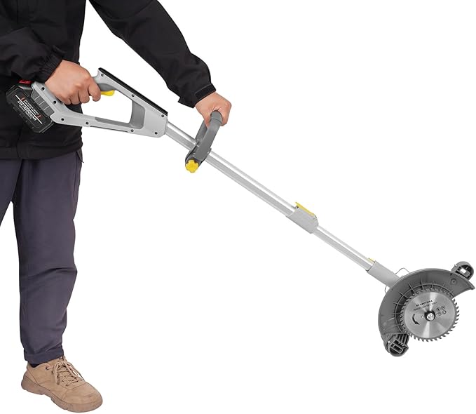 Cordless Weed Wacker Brush Cutter 3 in 1 Battery Powered Weed Eater, Lightweight Stringless Electric Grass Trimmer with 21V 4000mAh Battery, Adjustable Length & Cutting Angle for Lawn Garden