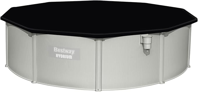 Bestway 2 Pack Hydrium Above Ground Swimming Pool, 15' x 48" Round Steel Wall Pool Set with Sand Filter Pump, Chemical Dispensers, and Accessories