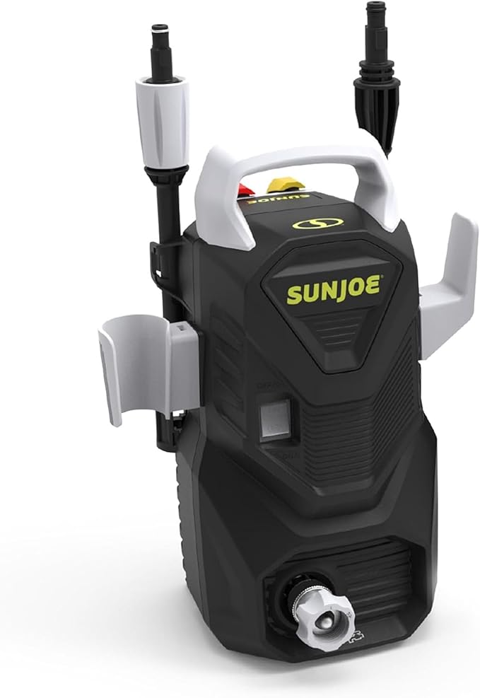 Sun Joe Electric Pressure Washer with Foam Cannon, Quick-Connect Nozzles,1500 PSI and 1.1 GPM, for Driveways, Decks, Siding, and Vehicles, SPX1500-Q