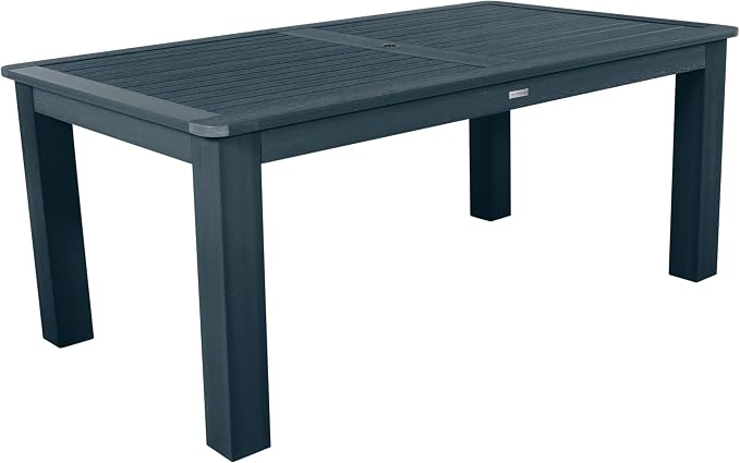 Highwood AD-DTB47-FBE Lehigh and Weatherly Rectangular Dining Height Dining Table, 42 x 72, Federal Blue