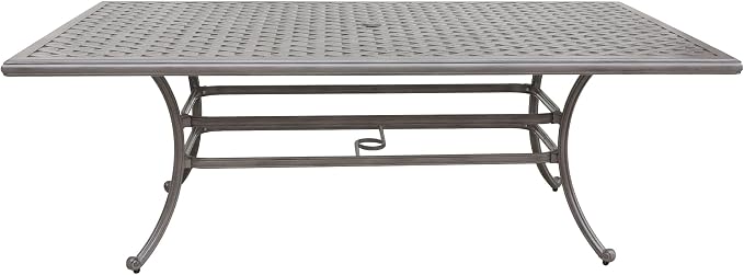 46x86 Inch Cast Aluminum Rectangle Table