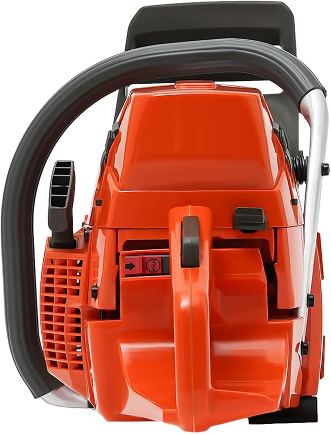 28inch Gas Chainsaw, 5.23HP 71CC 2-Stroke Gasoline Chainsaw, Air Cooled Pull Start Top Handle Gas Powered Chain Saw Petrol Chainsaws with Automatic Chain Lubrication for Trees, Wood Cutting
