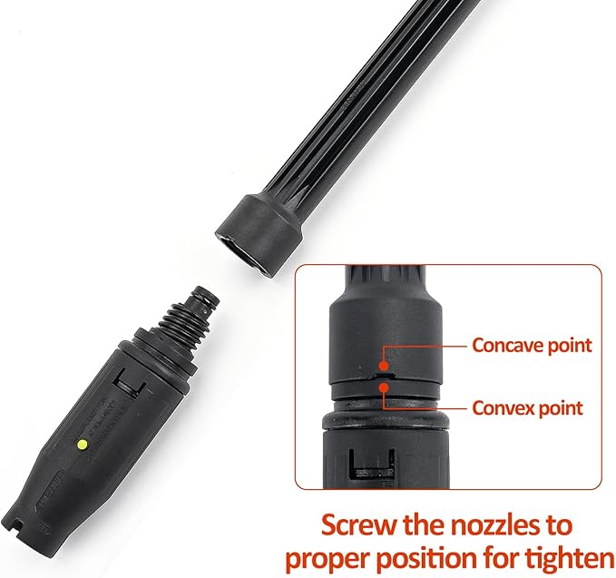 Bear Force High Pressure Water Spray Gun Wand Nozzle, Replacement Pressure Washer Gun Compatible with Portland Pulsar Husky Powerwasher TaskForce TaskMaster ShopForce Electric Pressure Washers