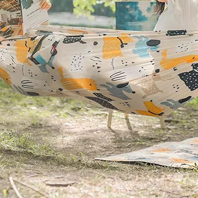Hammocks Hammock Outdoor Summer Swing Camping Breathable Hammock for Outdoor Indoor Garden (Color : B, Size : 290 * 180cm)
