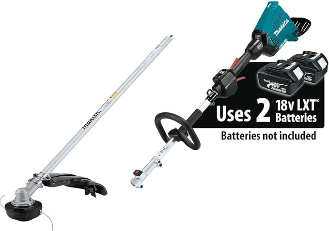 Makita XUX01ZM5 18V X2 (36V) LXT Lithium-Ion Brushless Cordless Couple Shaft Power Head with String Trimmer Attachment, Tool Only (Renewed)
