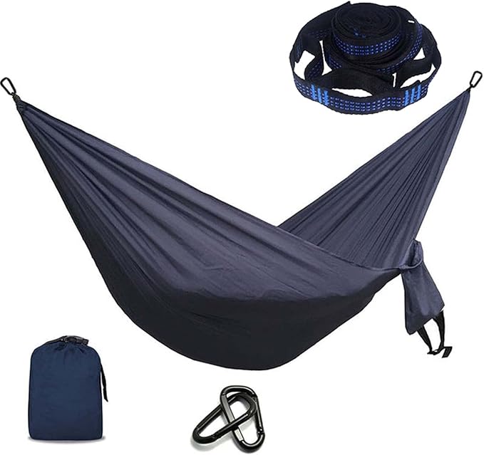 Camping Hammocks for Outside, Double Hammock Chair Outdoor, Portable Hammock for Trees, Hammocks for Outside Heavy Duty, for Beach, Backyard, Patio